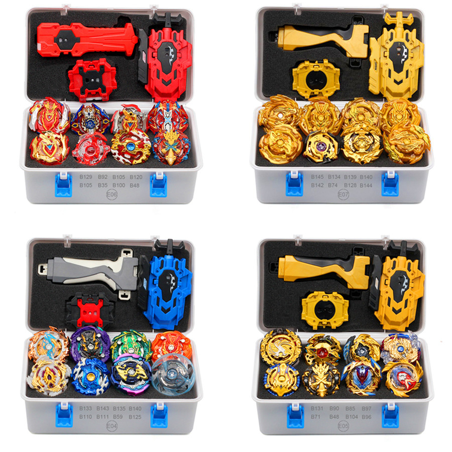 

2019 Gold Takara Tomy Launcher Beyblade Burst Arean Bayblades Bables Set Box Bey Blade Toys For Child Metal Fusion New Gift 1019