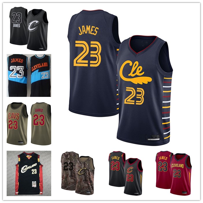 

Men women youth cleveland Cavaliers 23 LeBron James Black ABA Hardwood Classic Stitched Basketball custom Jersey