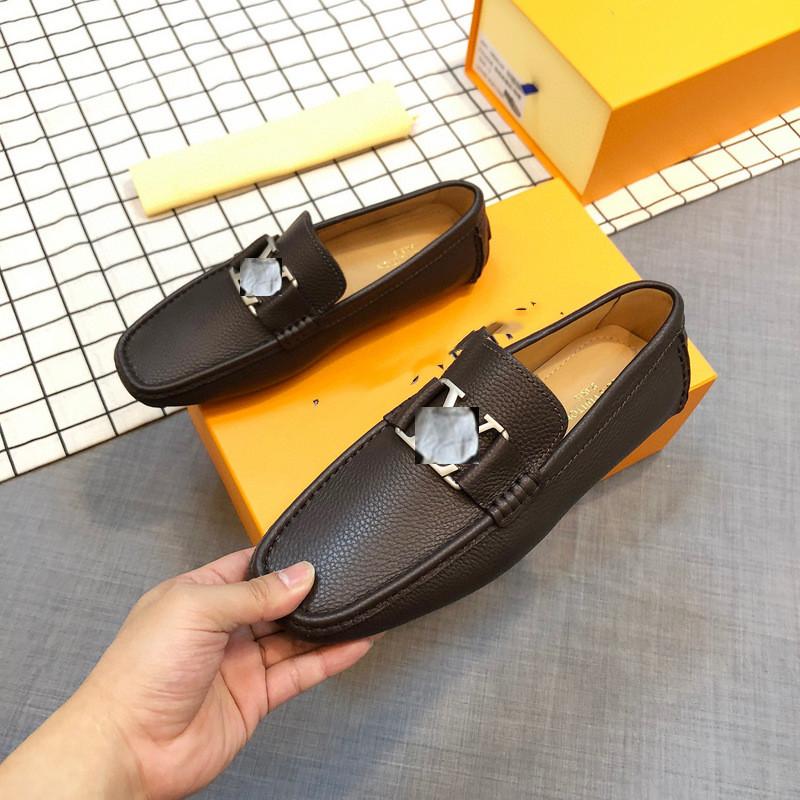 

A1 Mens Dress Shoes Genuine Leather Luxury Wedding Shoes Floral Men Flats Office wedding party Formal Shoes Size:39-45, #11