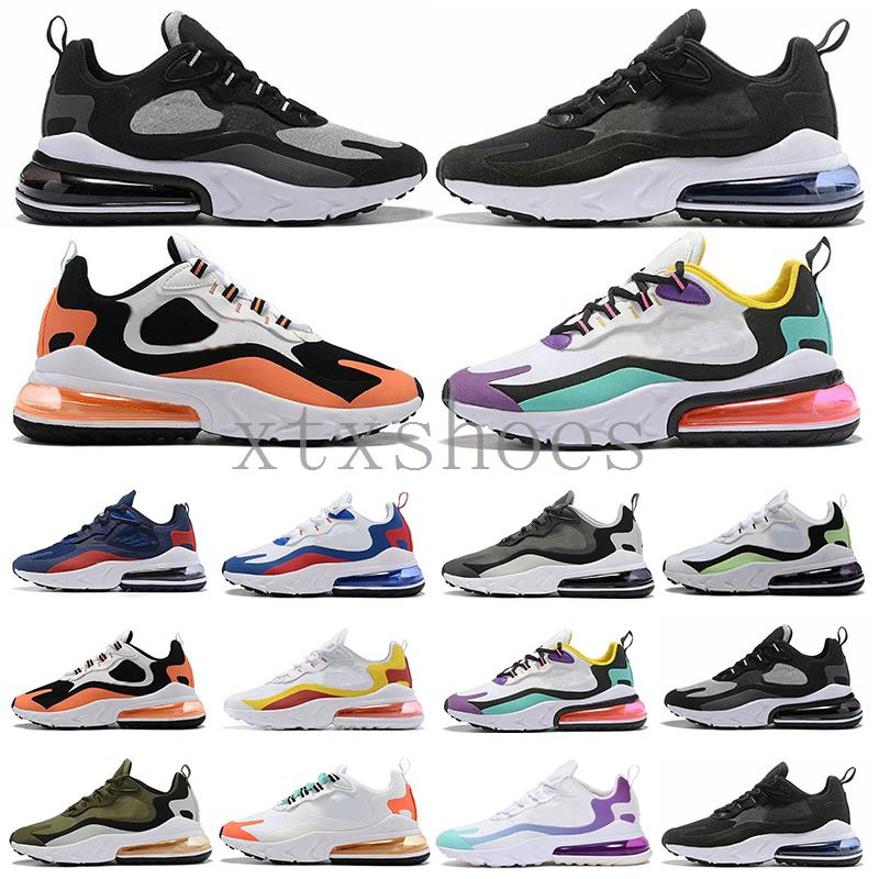 

cheap 270 react running shoes for men women trainers White Black Barely Rose Bauhaus Plum Chalk Iron Grey mens 270s sports sneakers G54FA