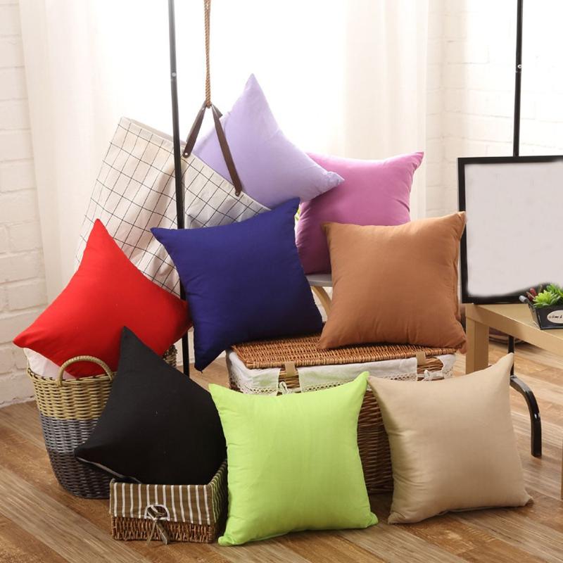 

40*40cm Velvet Solid Color Waist Throw Cushion Pillow Cover Pillowcase Decorative Cushion Cover Home Sofa Decor, Yellow