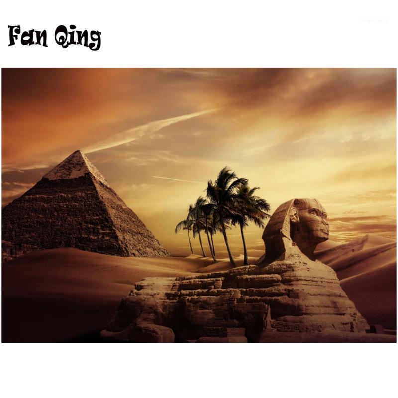 

DIY Diamond Painting Egyptian Pyramid Sphinx Diamond Mosaic Cross stitch Square/ Round Rhinestone home decor pictures1