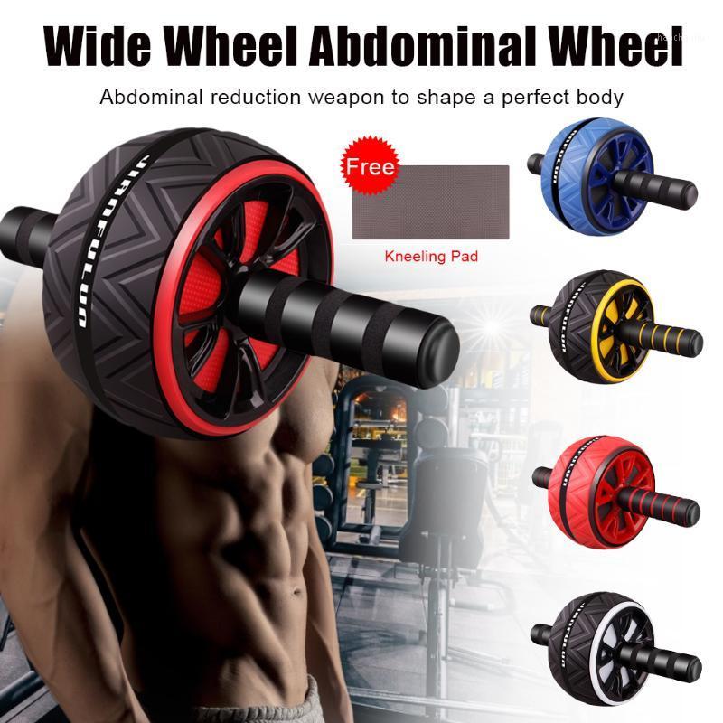 

New 2 in 1 Ab Roller&Jump Rope No Noise Abdominal Wheel Ab Roller with Mat For Arm Waist Leg Exercise Gym Fitness Equipment1, Black