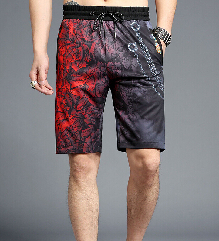 

Casual Summer Loose Printing Project Mens Shorts From Cotton 2021 7e4t, Black