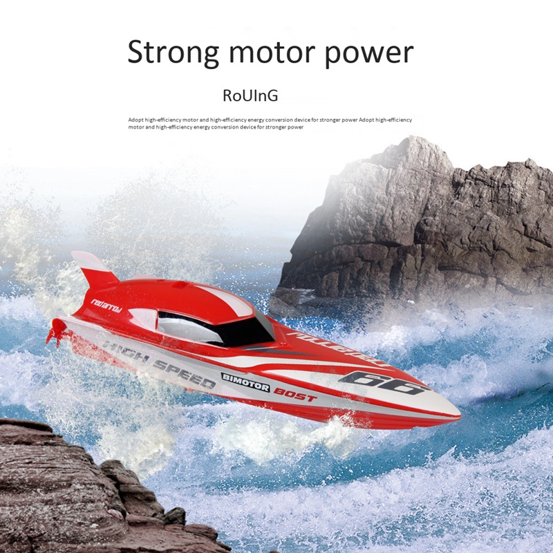

RC g Water Stunt Children's Toy Mini RC Boat Summer Outdoor Water Toy, Red