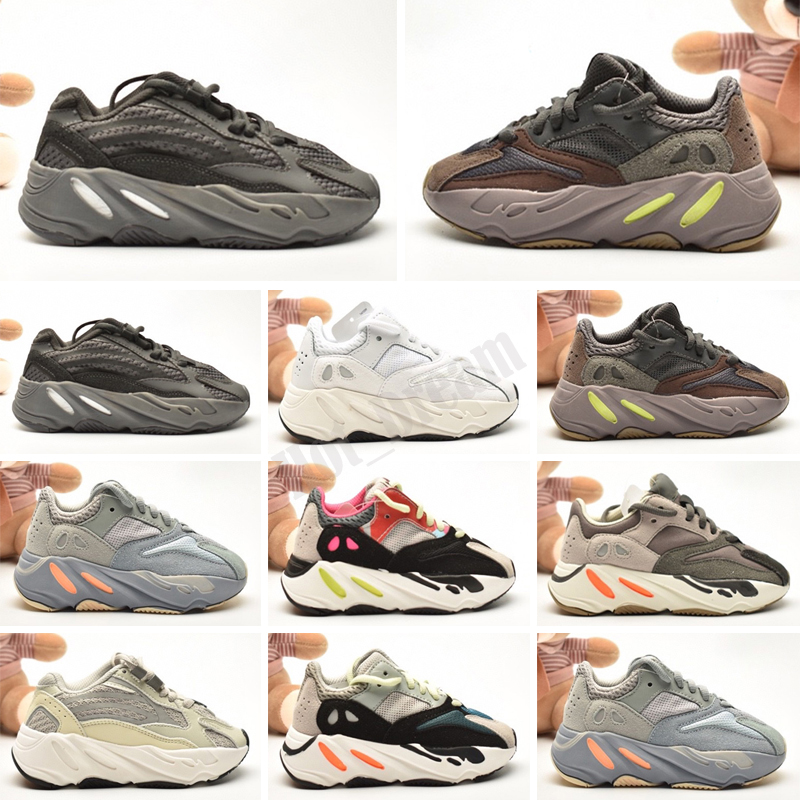

Kids Running 700 V3 Shoes Wave Runner Youth Trainers Sply Sports Sneakers Casual Toddler Shoe Size 26-35, Black