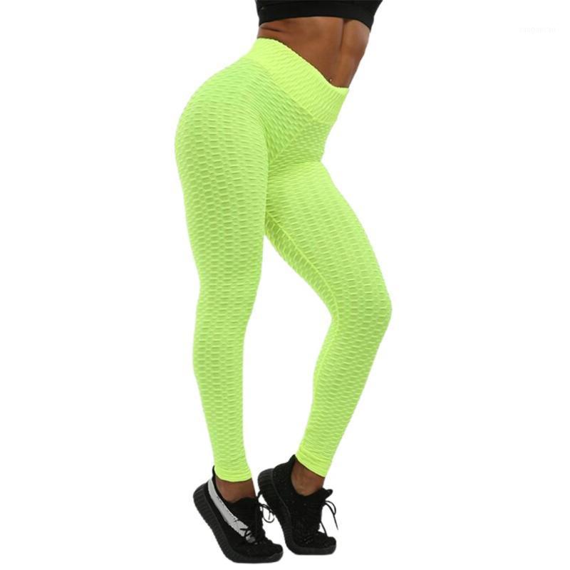 

Sport Leggings Women Gym High Waist Push Up Yoga Pants Jacquard Fitness Legging Running Pants Woman Tight Sport1, White