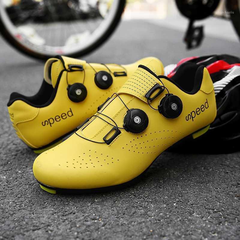 

Rotating Buckles MTB Cycling Shoes Men Road Bike Shoes Breathable Self-locking Bicycle Professional Cycling Sneakers Women1, Green