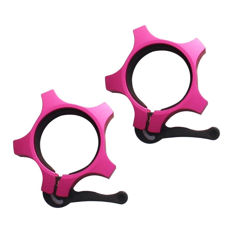 

Barbell Buckle Lock Aluminum Alloy Barbell Collar Clamp Weightlifting Bar Buckle