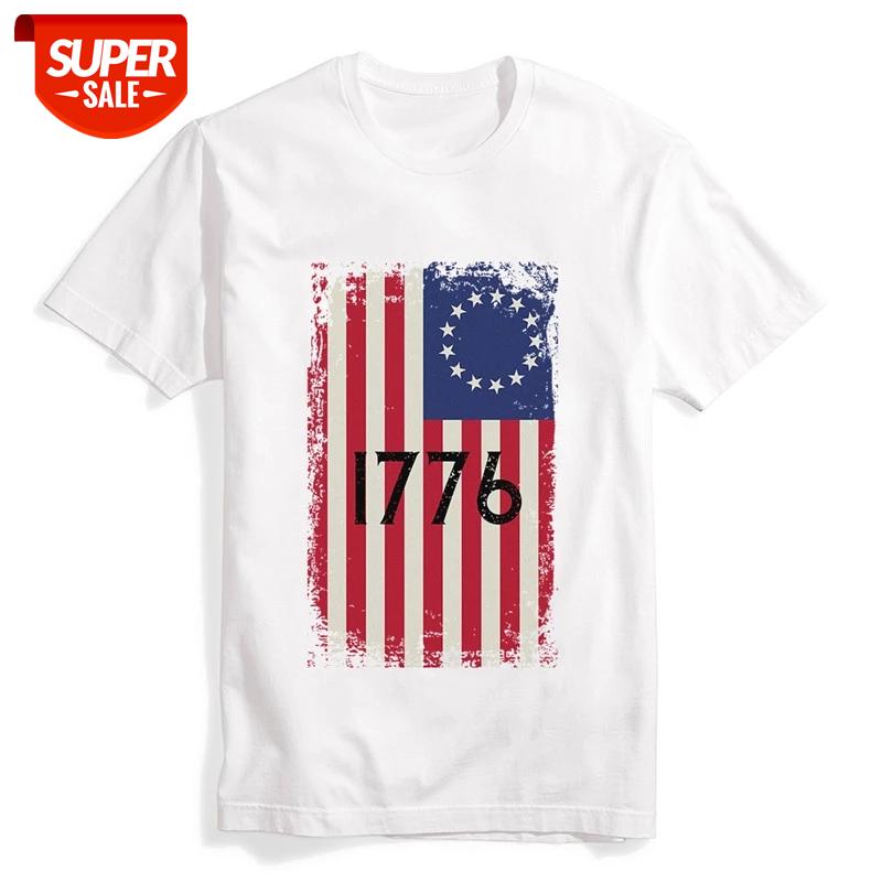 

Betsy Ross Shirt 4th Of July American Flag 1776 Vintage T-Shirt Girls classical Tee #O95e, White