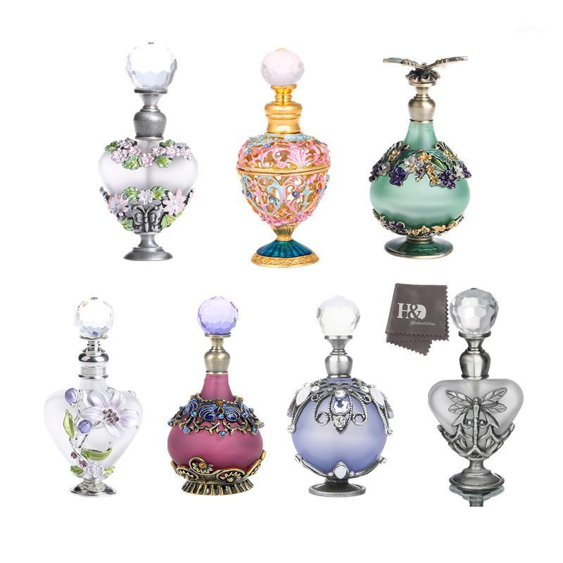 

H&D Restoring Ancient Ways Hollow-out Rattan Flower Perfume Bottles Empty Refillable Container Home Wedding Decor Gifts For Girl1