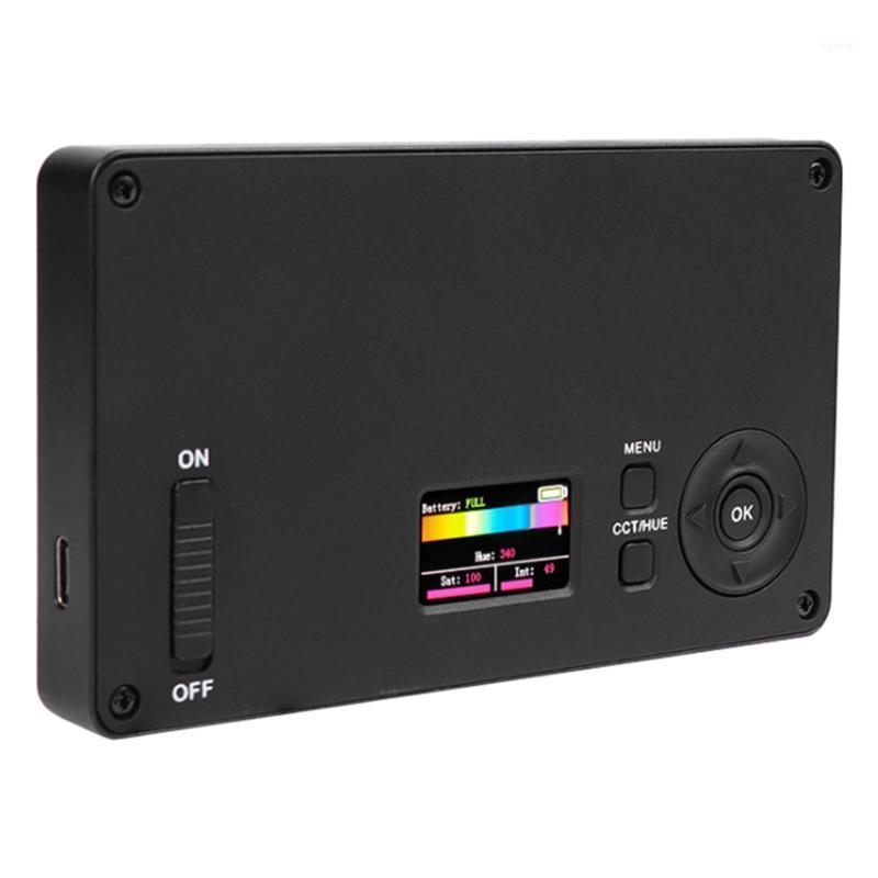 

RGB LED Portable Video Light, Built-in 1400MAh Battery, 72 LED Lights, 3000-6000K Dimmable RGB Camera Video Light,1