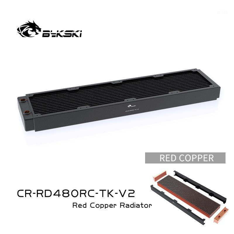 

Bykski 480mm Copper Radiator RC Series High-performance Heat Dissipation 40mm Thickness for 12cm Fan Cooler, CR-RD480RC-TK-V21