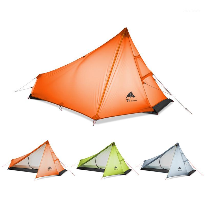 

Tents And Shelters 3F UL GEAR CangQiong1 Camping Tent Ultralinght Outdoor 3 Season 1Person 15D Professional Silnylon Rodless Tent1