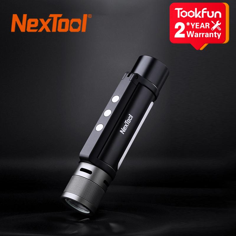 

New Nextool Glare Multifunction Portable bike Outdoor torch SOS High-decibel buzzer flash Strong light power Bank