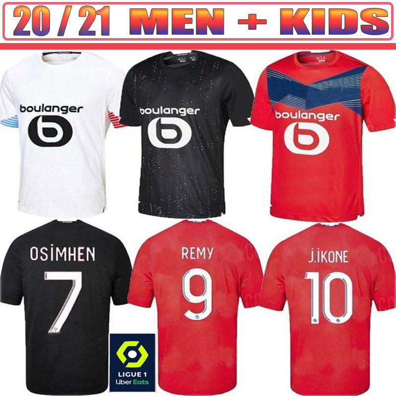 

LOSC Lille New 2020 2021 soccer jerseys REMY FONTE BAMBA YAZICI football shirt 20 21 Lille Olympique JIKONE 10 maillot Adult Kids Kit, Orange