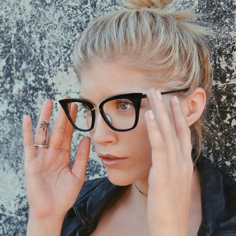 

Elegant Stylish Women Cat Eye Sunglasses Casual Fashion Lady Sunglass Designer Sun Glasses UV400