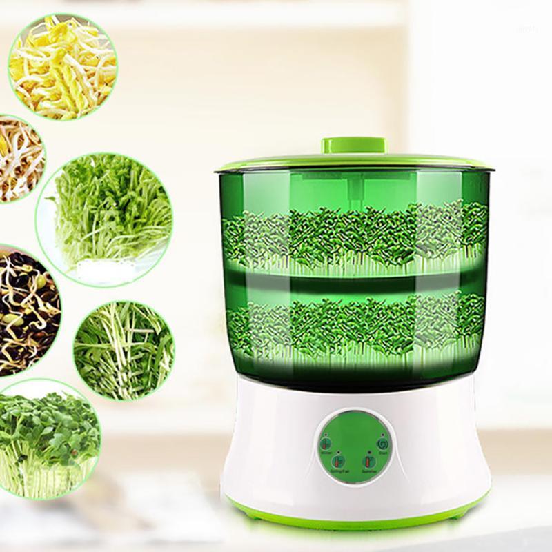 

Digital Home DIY Bean Sprouts Maker 2 Layer Automatic Electric Germinator Seed Vegetable Seedling Growth Bucket Biolomix1