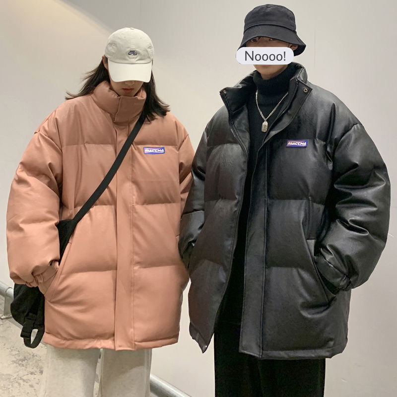 

2021 New Oversize High-quality Pink Black Cotton Parkas Women High Street Woman Winter Female Jacket Pair Parka KL71