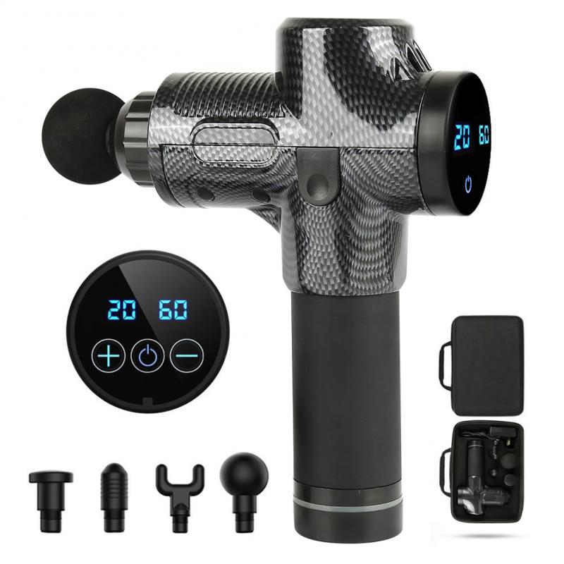 

Electric Muscle Massage Gun Deep Tissue Massager Therapy Gun Training Exercising Muscle Pain Relief Body Slimming Shaping