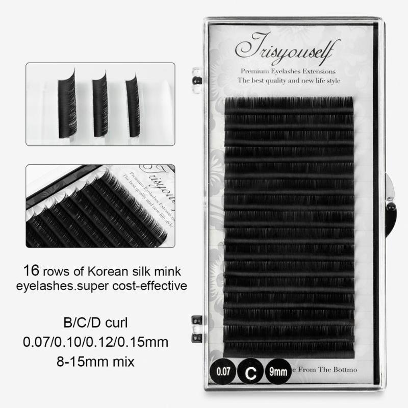 

IRISYOUSELF Faux Lash Individual Eyelash Extension Lashes Mink Eyelash Professionals Natural Extension maquiagem cilios