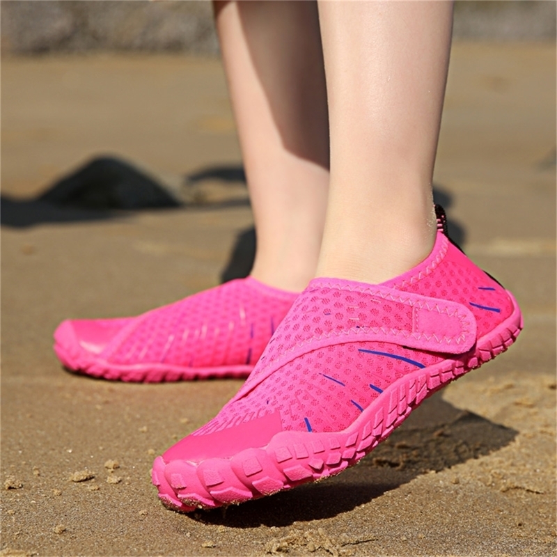 

Kids Barefoot Water Children Aqua Wading Breathable Swimming Sea Waterschoenen Boys Girls Beach Shoes Y201028, Black