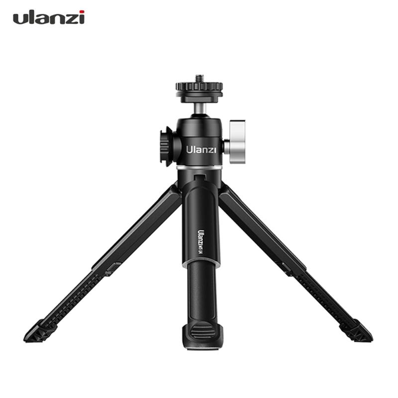 

Ulanzi U-Vlog lite Extendable Dual Cold Shoe Ball Head Tripod for Phone Mirrorless Camera Vlog Compatible with