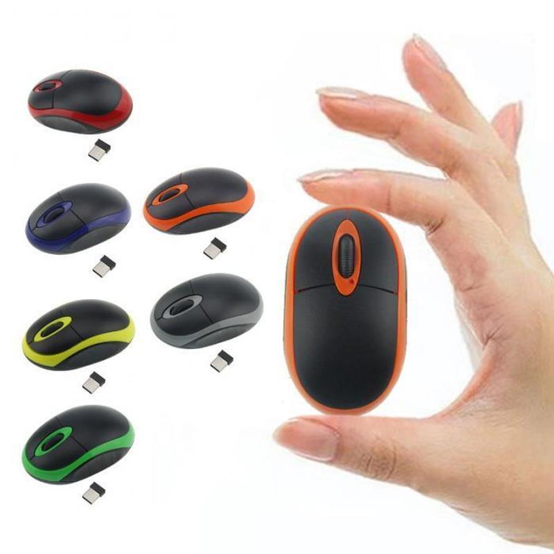 

1PCs Portable 2.4G Wireless Mouse Mini Cordless Optical Mice for Computer Laptop Notebook USB Receiver Optical Gaming Mouse