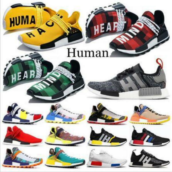 

Top NMD Human Race R1 BBC Infinite Species Know Soul SUN CALM Solar Pack Hu Trail Men Running Shoes Pharrell Williams Women Trainers Sneaker