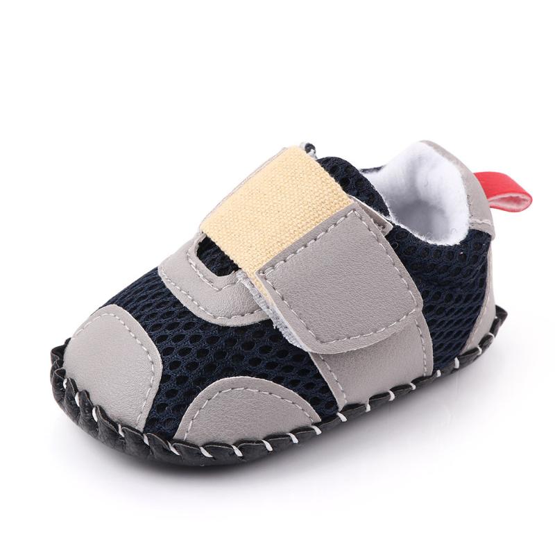 

Fashion Casual Newborn Baby Boy Shoes First Walkers Breathable Mesh Infant Toddler Kids Shoes -18 Months Soft Sole Antiskid, Brown