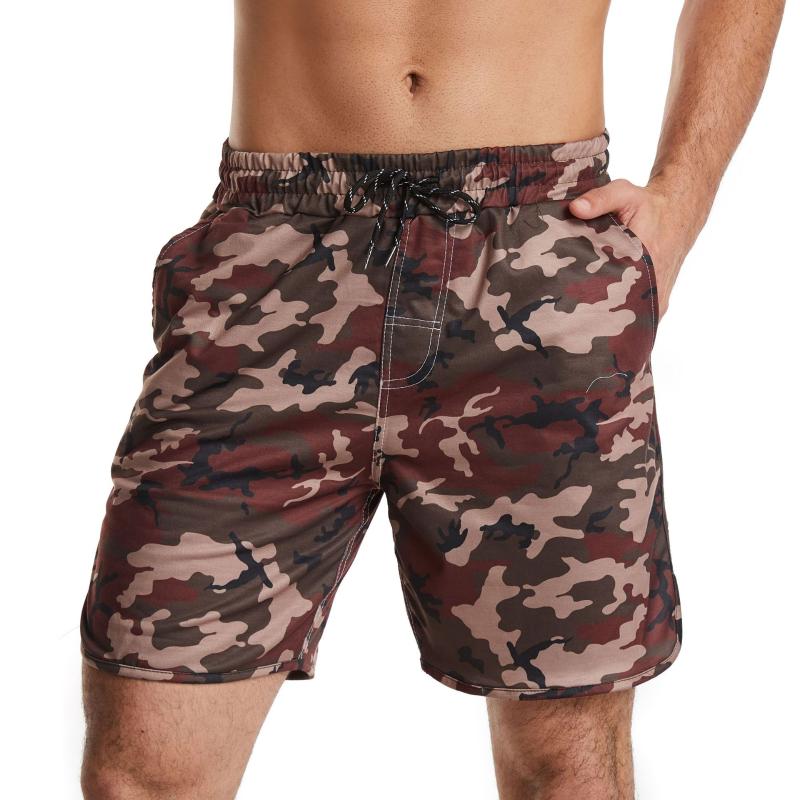 

Men's Shorts 2022 Fashion Camouflage Sports Casual Pants Home Capris Streetwear, White;black