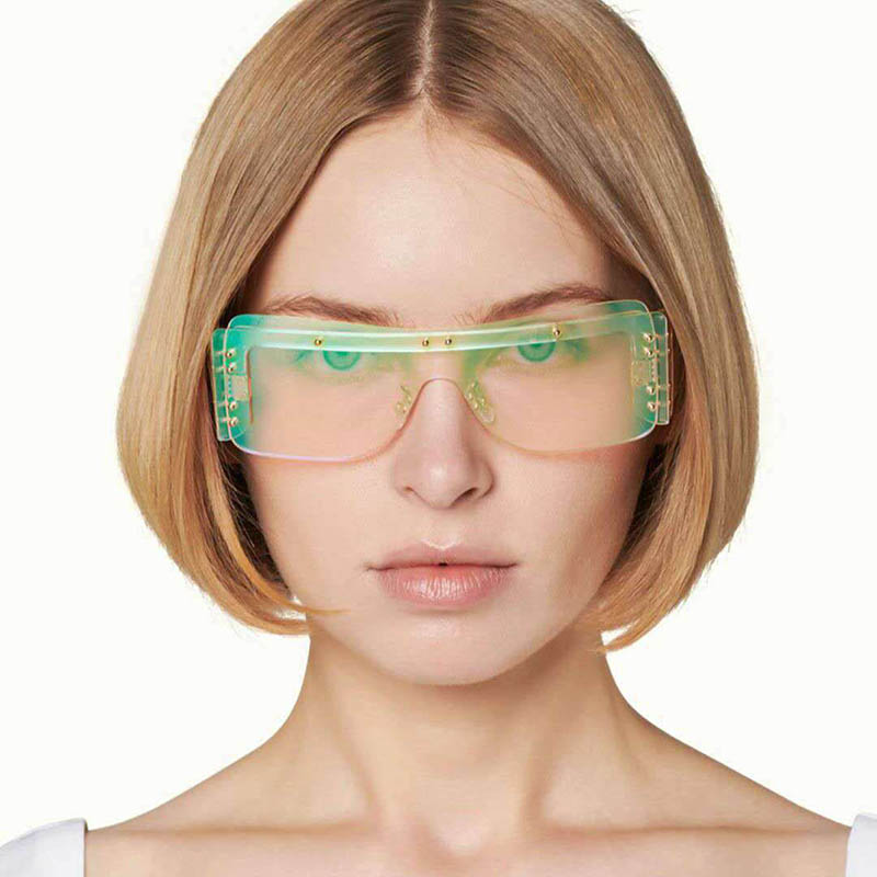 

new fashion retro Large Frame sunglasses 2021 Women men's Classic Googles driving Sunglasses color changing Sunglasses ESVKL01