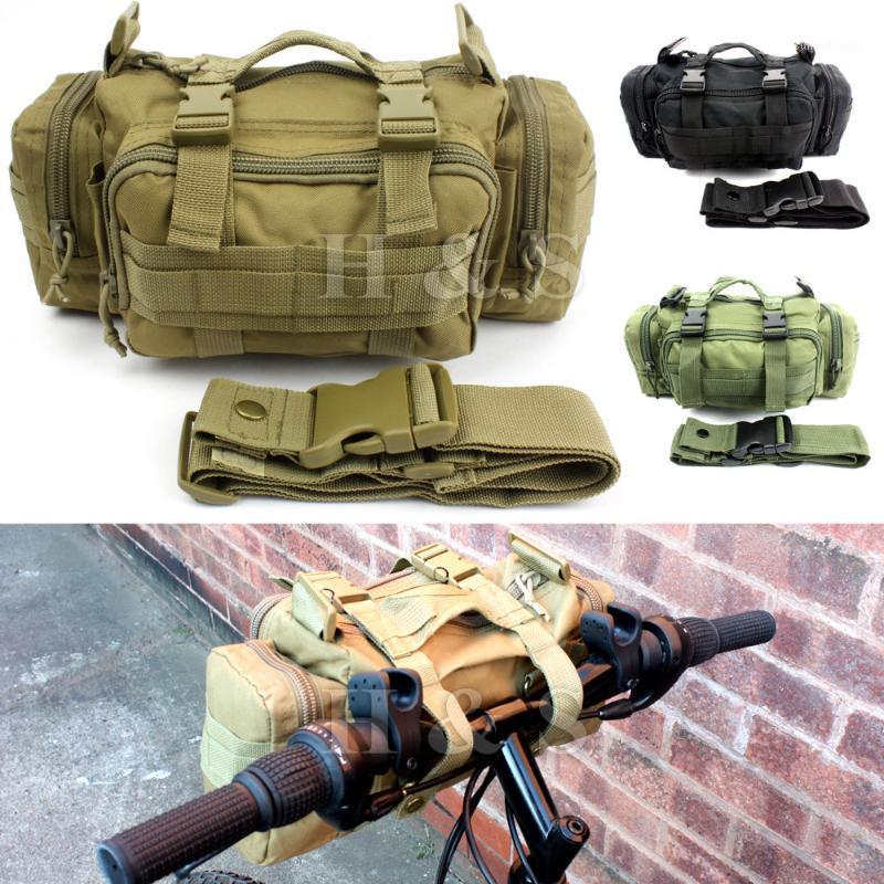

Outdoor Tactical Camping Hiking Bike Bicycle Sport Army Travel Waist camera Bag1, Khaki