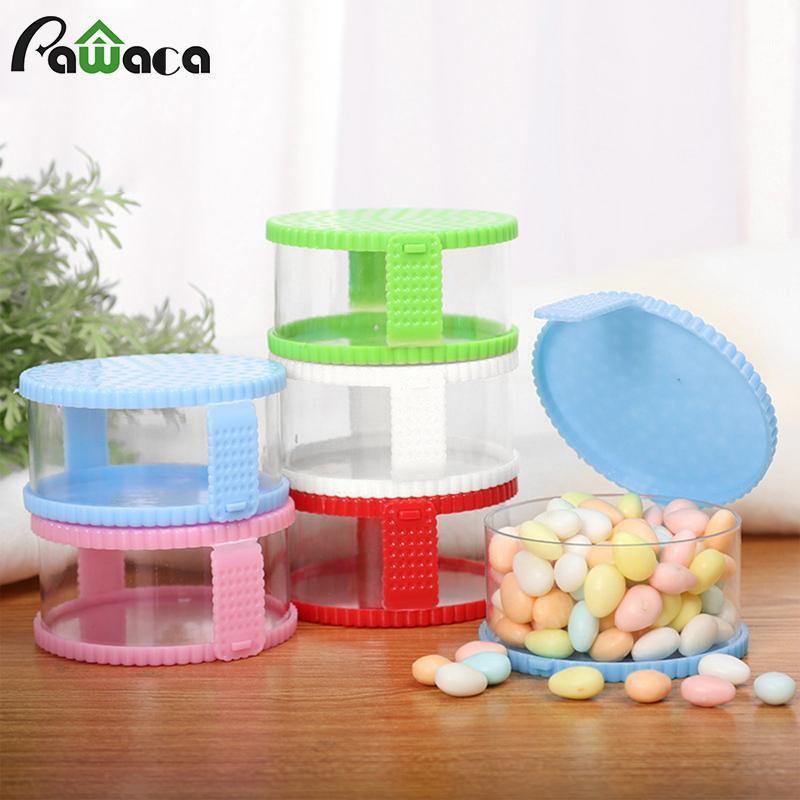 

12 Pcs Round Shape Candy Box Chocolate Box Wedding Candy Package Party Decoration Birthday Gifts Wedding Children Favor1