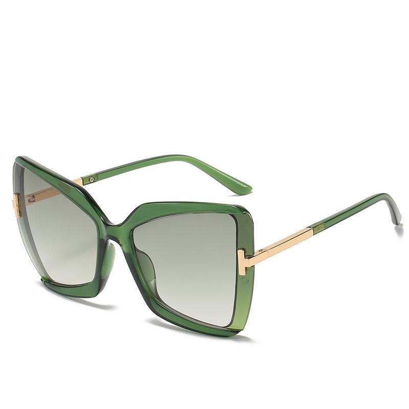 

Sunglasses European And American Men Women With Polygon T Word Fashion Trend