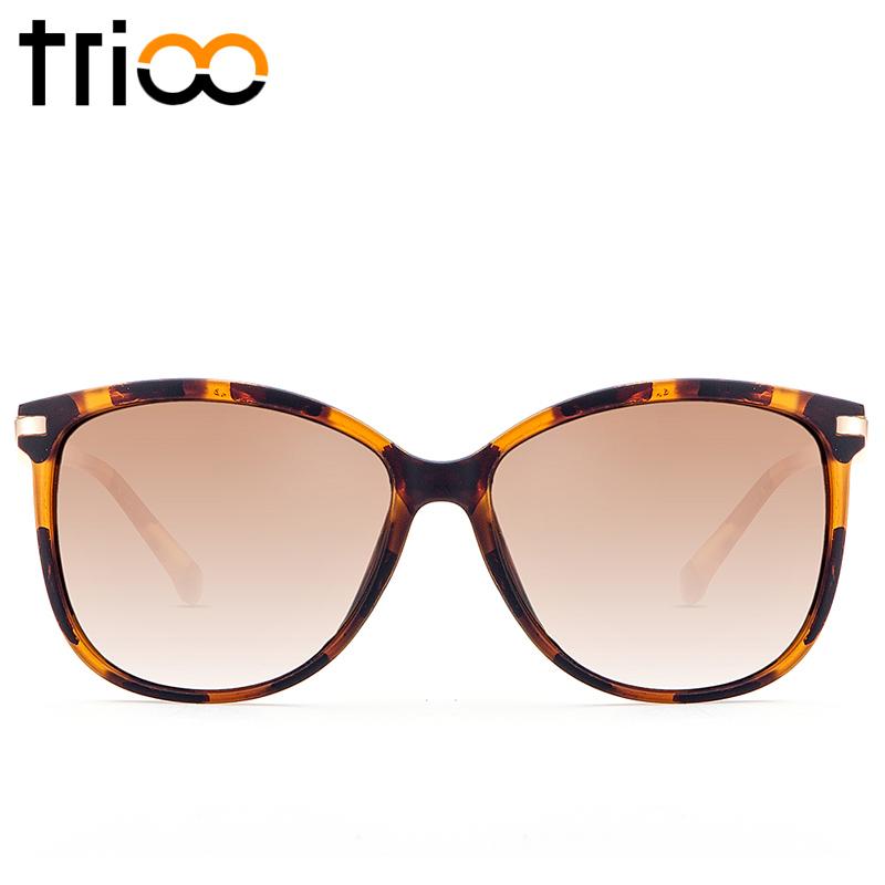 

TRIOO Hawksbill Color Women Sunglasses Polarized Driving Ladies Sun Glasses Brand Designer Anti-Glare UV400 Oculos Female