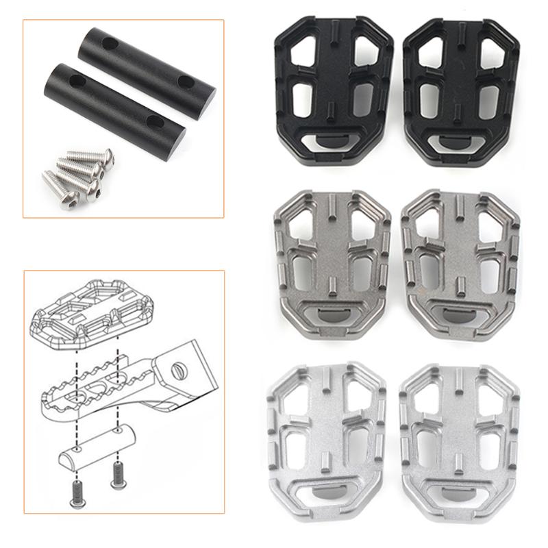 

2pcs FootPeg Pedal Foot Rest For R1200GS 2013-19/ R9T 16-17 R NINET URBAN GS 2020 S1000 XR 15-17/ G310GS 2020-2020