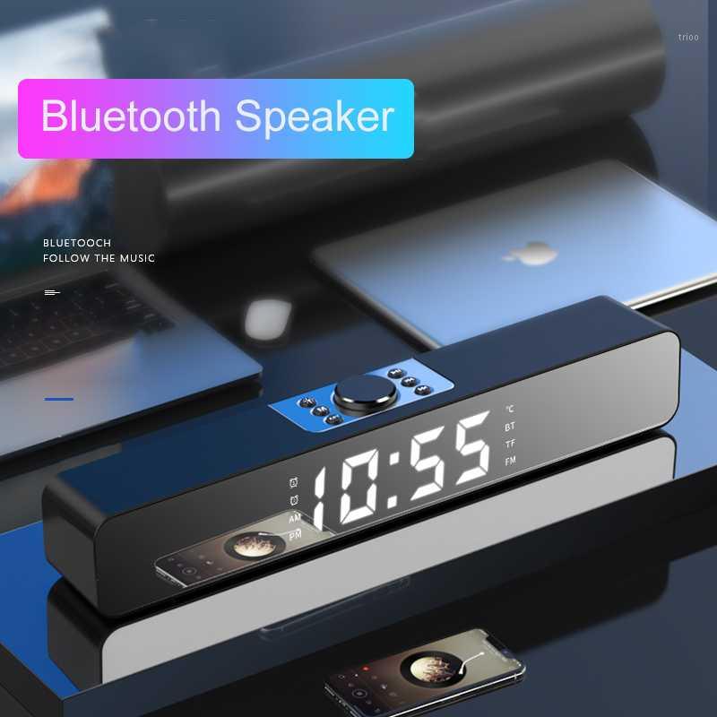 

LED TV Sound Bar Alarm Clock AUX USB Wired Wireless Bluetooth Speaker Home Theater Surround SoundBar for PC TV Computer Speaker1