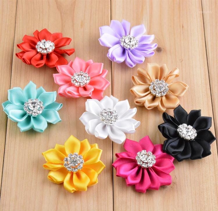 

Hot Sale 40pcs/lot 7CM Chiffon Flower Fabric Flowers For Headband DIY Hair Accessories LSFB0681