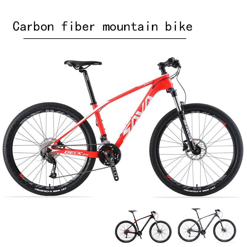 SAVA mountain bike road bike Decca 2.0 Men is and women is 27 speed Millennium Ano multiple speed Decca cross country racing bikes-image-601342031