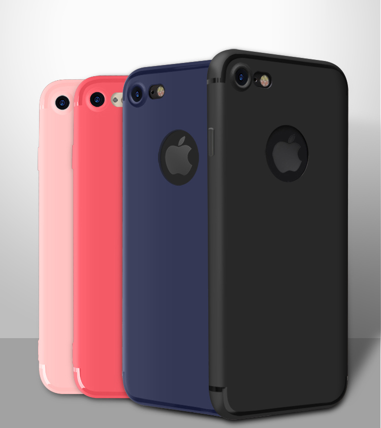 

Case for iphone 12 11 pro max 6 Plus iphone X xs 6s 7 8 Cover Accessories Matte Luxury Soft Silicon Cases for iphone 7 Plus XS X XR XSMax, Red