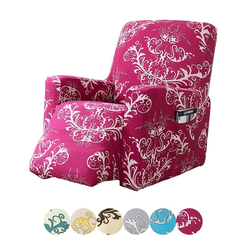 

Stretch Recliner Chair Covers Elastic Sofa Slipcover for Living Room Pet Kids Couch Cover Floral Printed Furniture Protector