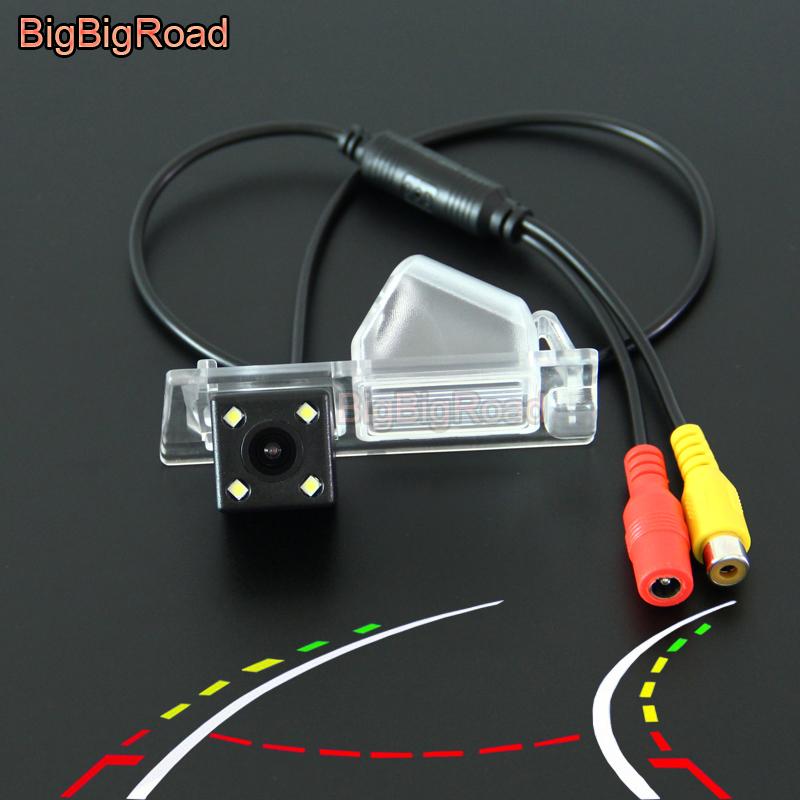 

BigBigRoad Car Intelligent Dynamic Trajectory Tracks Rear View Backup CCD Camera For 2014 2020 2020 KL