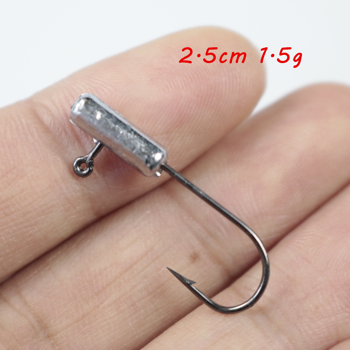 

20pcs/lot 2.5CM 1.5G Jelly Fish Hook(With Lead) High Carbon Steel Fishing Hooks B2_41
