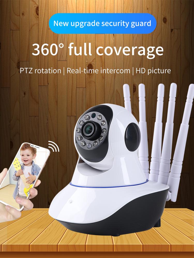 

Smart Camera Webcam 720P 1080P HD WiFi Night Vision 360 Angle Video IP Cam Baby Security Monitor for 360eyes APP