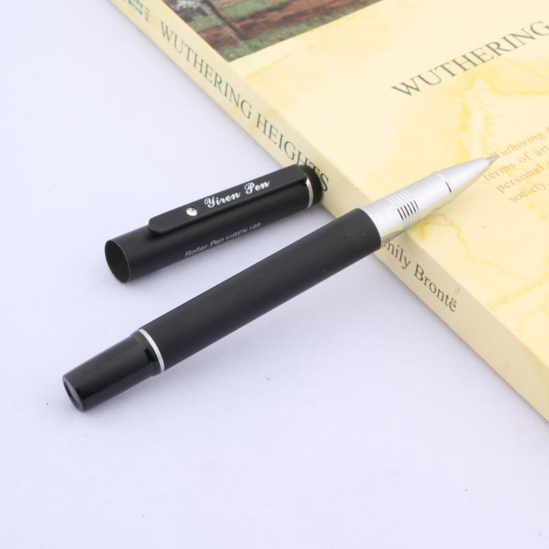 

luxury quality metal 801 Frosted black silver Rollerball Pen INK PEN signature Stationery Office school supplies Writing NEW1, A1