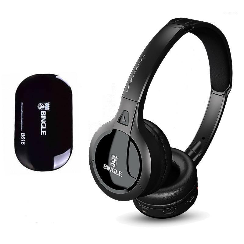 

Professional Wireless TV Headset Stereo Headphones with transmitter Home FM Radio TV Over-ear Headset For Computer Phone MP31