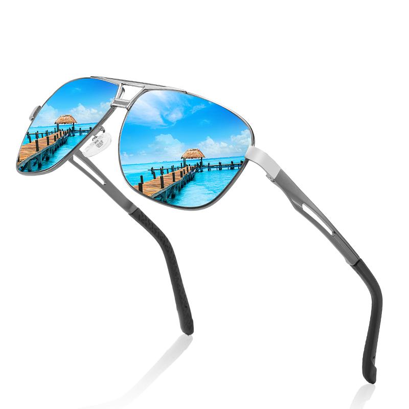 

SC 2020 New Brand Vintage Men Sunglasses Polarized UV400 Alloy Frame Male Sun Glasses Shades for Women Wholesale