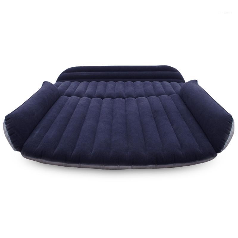 

Air Inflation Car Bed Mattress Back Seat Camping Flocking PVC Original Drive Travel Car Seat Cover Automobile1