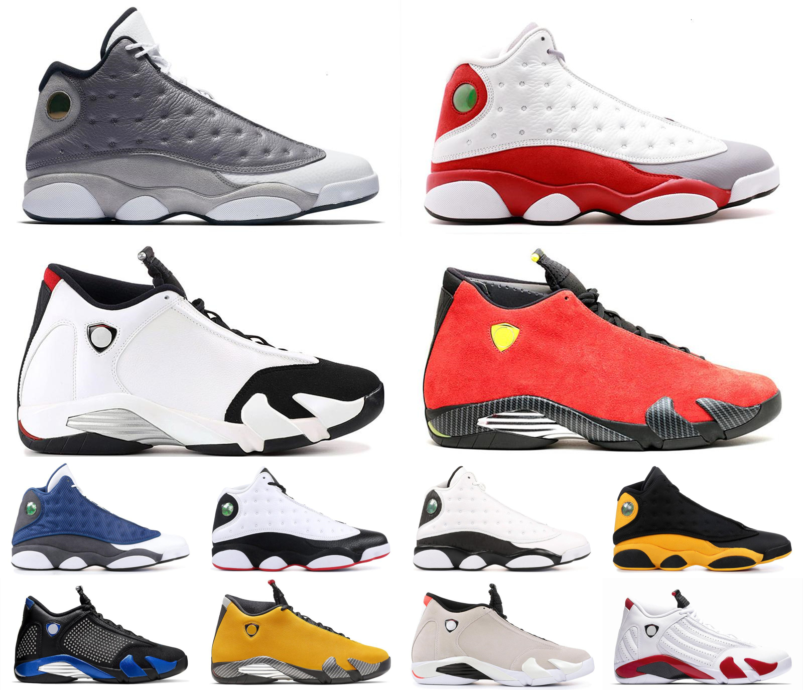 

XIII court Ferrar Playground Aurora Soar University Pink Cap Supwhite Class Basketball Jumpman Shoes 13s Green 14s Sneakers mens